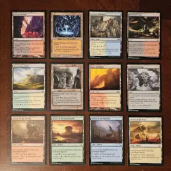 Non-Basic Land MtG Card Lot Magic Gathering EDH Commander Bundle List Pics - Image 1