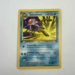 Pokemon Tentacruel TCG 1st Edition 1999 Wizards Of The Coast Fossil Set Card 44 - Image 1