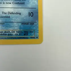 Pokemon Tentacruel TCG 1st Edition 1999 Wizards Of The Coast Fossil Set Card 44 - Image 4
