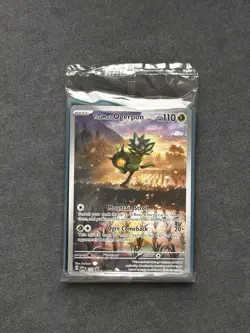 Ogerpon 123 SV Scarlet & Violet Promo Cards Holo Teal Mask, Sealed (NM) - Image 1