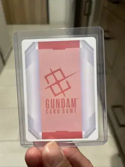 Gundam Card Game GD01 Newtype Rising Char's Zaku II Resource R-005 C+ Foil - Image 2