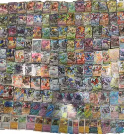 Huge Pokemon 150 Card Lot, 110 Pokemon v, 30 Ex GX VMAX cards, Nice New Lot Tcg - Image 1