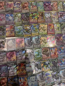Huge Pokemon 150 Card Lot, 110 Pokemon v, 30 Ex GX VMAX cards, Nice New Lot Tcg - Image 4