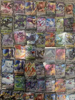 Huge Pokemon 150 Card Lot, 110 Pokemon v, 30 Ex GX VMAX cards, Nice New Lot Tcg - Image 5