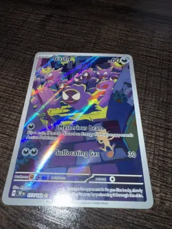 Pokemon TCG Gastly Illustration Rare Card Temporal Forces 177/162 NM Condition - Image 2