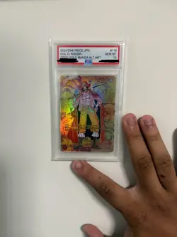 PSA 10 Gol D Roger OP09-118 Gold Comic Parallel Manga Alt Art ONE PIECE Card JP - Image 2