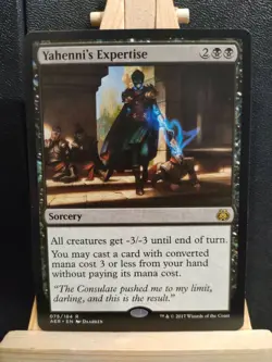 Yahenni's Expertise - Aether Revolt - Rare - NM (See pics) MTG - Image 1