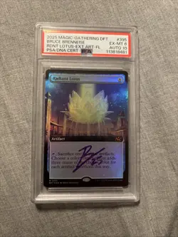 MTG Bruce Brenneise Signed Radiant Lotus (Extended Art) Aetherdrift Foil PSA 6 - Image 1