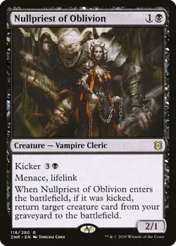 MTG - Nullpriest of Oblivion - ZNR - Magic the Gathering - Image 1
