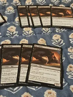 Rat Colony Set of 5 - Dominaria DOM MTG Magic - Image 4