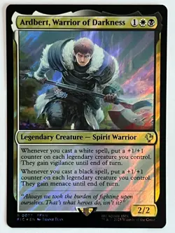 Ardbert, Warrior of Darkness Surge Foil 77 R MTG Final Fantasy FIC NM X1 - Image 1