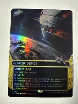 MTG Magic The Gathering Power Depot Foil EOS 0034 Borderless Stellar Sights - Image 1