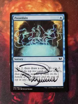 MTG - Preordain - Signed By Svetlin Velinov - Image 1