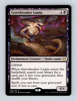 Gravebreaker Lamia Theros Beyond Death Non-Foil MTG NM - Image 1