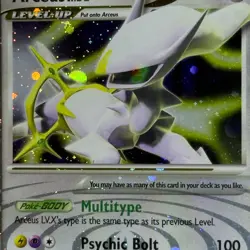 2009 Pokemon ARCEUS LV.X 96/99 Holo Ultra Rare SWIRL + BLEED Pack Fresh Card NM - Image 4