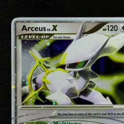 2009 Pokemon ARCEUS LV.X 96/99 Holo Ultra Rare SWIRL + BLEED Pack Fresh Card NM - Image 5