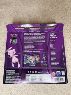 Pokemon TCG Trading Card Game - Mew VMAX League Battle Deck 820650851124 - Image 2