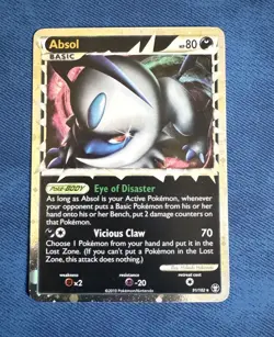 2010 Pokemon TCG Absol PRIME Holo HS Triumphant Set #91/102 LP-NM Holo - Image 1