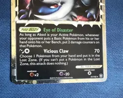 2010 Pokemon TCG Absol PRIME Holo HS Triumphant Set #91/102 LP-NM Holo - Image 5