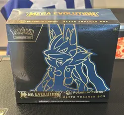 Pokemon Center Mega Evolution Lucario ETB Elite Trainer Box BRAND NEW Sealed - Image 1