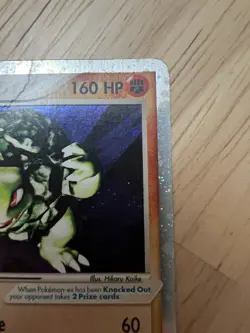 Pokemon Golem ex 91/97 Dragon Holo HP-creased - Image 4