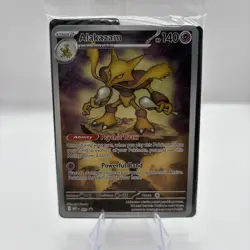 Pokemon Alakazam Mega Evolutions - ETB Promo #9 Black Star Promo SEALED - Image 1