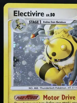 Pokemon TCG Electivire 25/132 Diamond & Pearl Holo Rare Deck Exclusive - Image 3