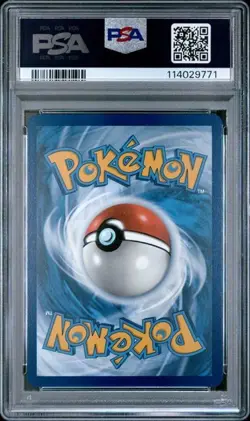 2024 Pokemon SVE EN Basic Fire Energy CRACKED ICE HOLO #010 PSA 9 Mint - Image 2