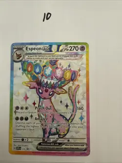 Pokemon Espeon ex SVP 175 Premium Figure Collection Black Star Promo English (10 - Image 1