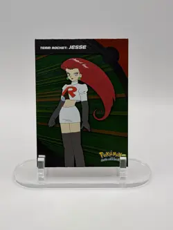 Jesse [Foil] #HV2 - Pokemon 2000 Topps TV Heroes & Villains Blue Logo (LP) - Image 1