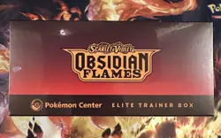 Obsidian Flames Pokemon Center Elite Trainer Box Sealed - Image 3