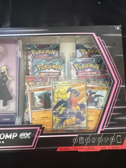 Pokemon TCG Cynthia's Garchomp ex Premium Collection Box Sealed New - Image 4