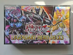 YuGiOh LEGENDARY HERO DECKS Box Set 3 Decks Factory Sealed 83717840671 - Image 2