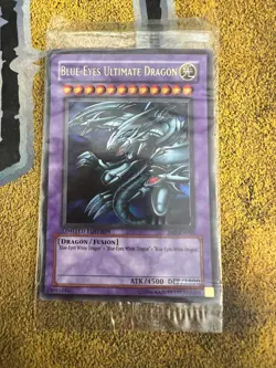 Yugioh SEALED Blue-Eyes Ultimate Dragon JMP-EN005 Ultra Rare Limited Ed - DMG - Image 1