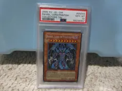 2006 YuGiOh! Tins Promo RAVIEL, LORD OF PHANTASMS Secret Rare CT03-EN003 PSA 10! - Image 1