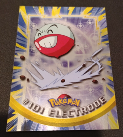 Pokemon Electrode #101 Chrome Topps Card - Image 1
