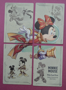 Minnie Mouse Wide-Eyed Diver Puzzle 4-card, Disney Lorcana Rise Of The Floodborn - Image 1