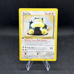Pokemon TCG Snorlax Jungle Card 27/64 1st Edition Rare Non Holo NM - Image 1