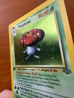 Pokemon TCG Vileplume Jungle Holo Card 15/64 1st Edition Rare - Image 5