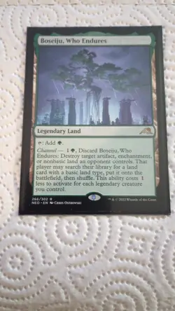 Magic the Gathering Boseiju Who Endures Card NM Condition - Image 2