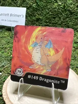 Vintage Dragonite Pokemon Action Flipz 3D Lenticular Card - Image 1