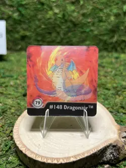 Vintage Dragonite Pokemon Action Flipz 3D Lenticular Card - Image 5