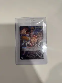 Monkey D Luffy PSA Magazine One Piece Foil Promo Card OP05-060 SEALED English - Image 1