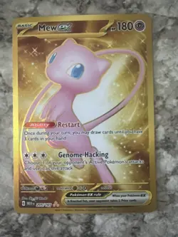 Pokemon TCG Mew EX 205/165 Scarlet & Violet 151 Regular Gold Card - Image 3