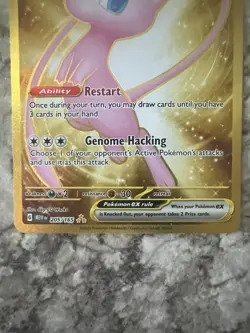 Pokemon TCG Mew EX 205/165 Scarlet & Violet 151 Regular Gold Card - Image 4