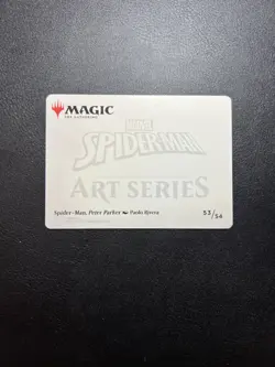 Spider-Man - Gold Stamped Signature - Art Series 53/54 - Art Card MTG - Image 2