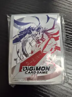 Digimon Card Game Bandai Fest Exclusive Omnimon Sleeves Brand New Sealed - Image 1