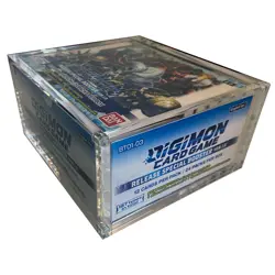 Magnet Acrylic Booster Box Protective Case for Digimon Card Game Booster Box - Image 3