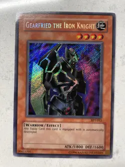 Gearfried the Iron Knight BPT-012 Secret Rare Card Ungraded - Image 1