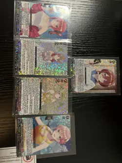 CF Vanguard Illusionless Strife - Nakano, Nino, Ichika & 3 Foils Q Quinteuplets - Image 1